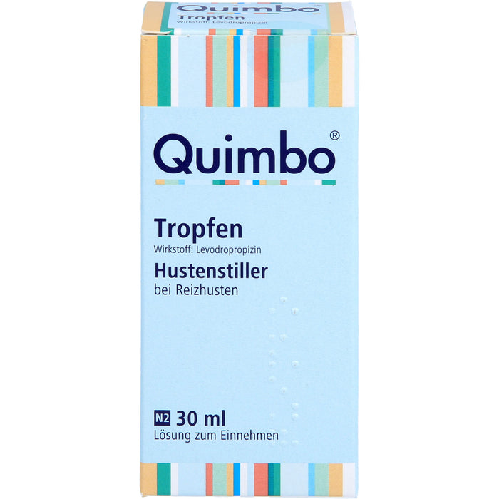 Quimbo Tropfen Hustenstiller bei Reizhusten, 30 ml Solution