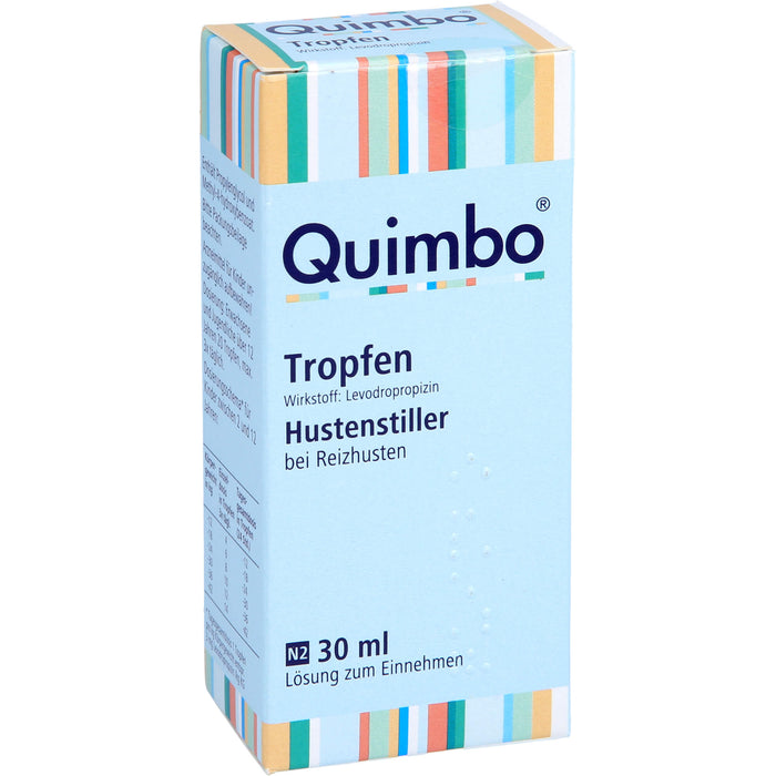 Quimbo Tropfen Hustenstiller bei Reizhusten, 30 ml Lösung