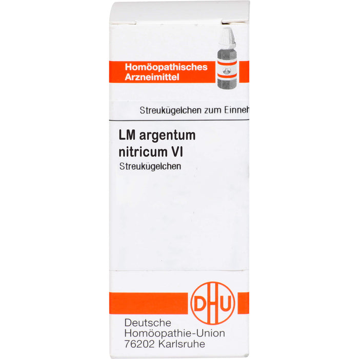 Argentum nitricum LM VI DHU Globuli, 5 g Globuli