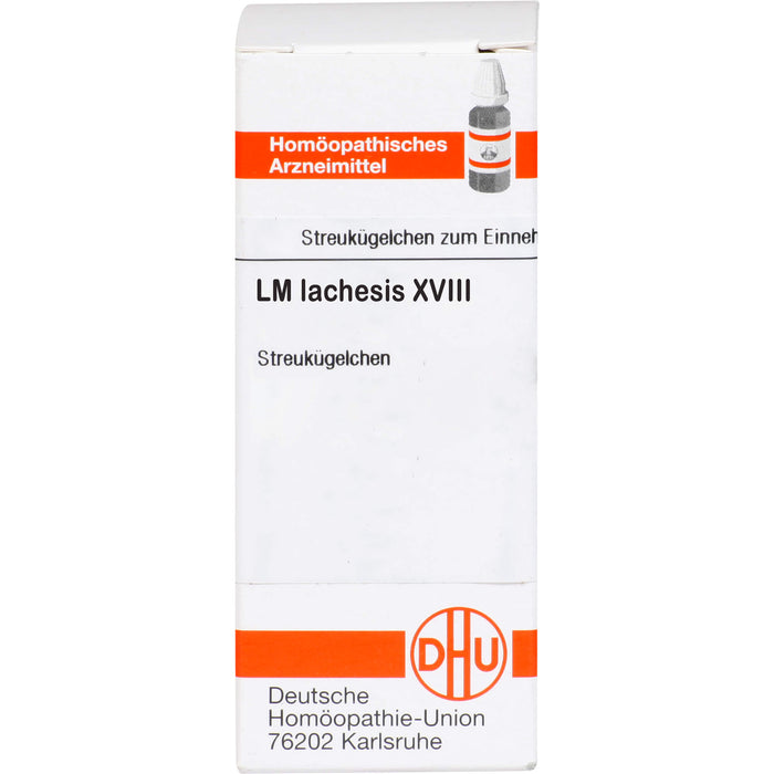 DHU Lachesis LM XVIII Streukügelchen, 5 g Globuli