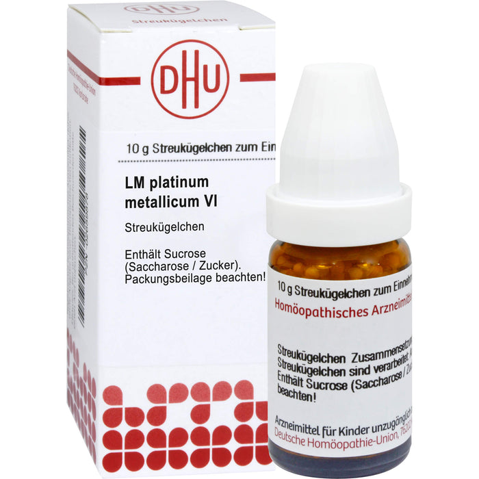 DHU Platinum metallicum LM VI Streukügelchen, 5 g Globules