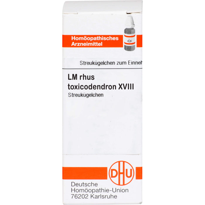 DHU Rhus toxicodendron LM XVIII Streukügelchen, 5 g Globules