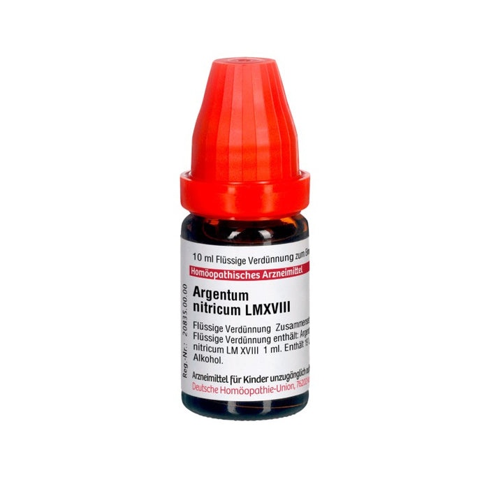 Argentum nitricum LM XVIII DHU Dilution, 10 ml Lösung