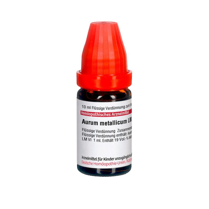 DHU Aurum metallicum LM VI Dilution, 10 ml Lösung