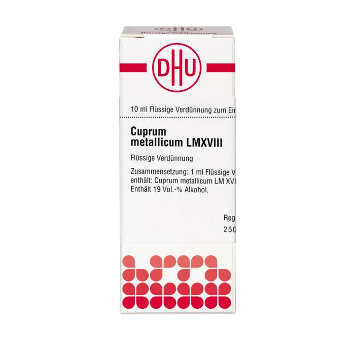 Cuprum metallicum LM XVIII DHU Dilution, 10 ml Lösung