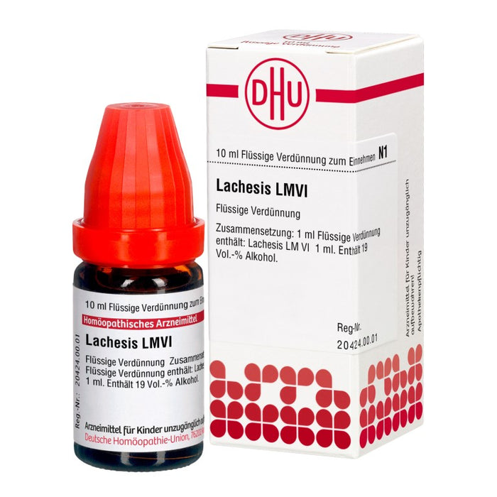 DHU Lachesis LM VI Dilution, 10 ml Lösung