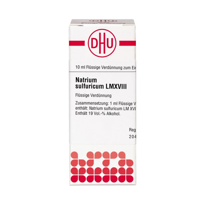 Natrium sulfuricum LM XVIII DHU Dilution, 10 ml Lösung