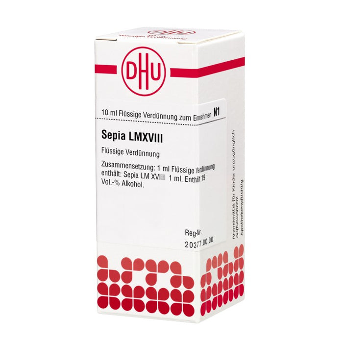 DHU Sepia LM XVIII Dilution, 10 ml Lösung