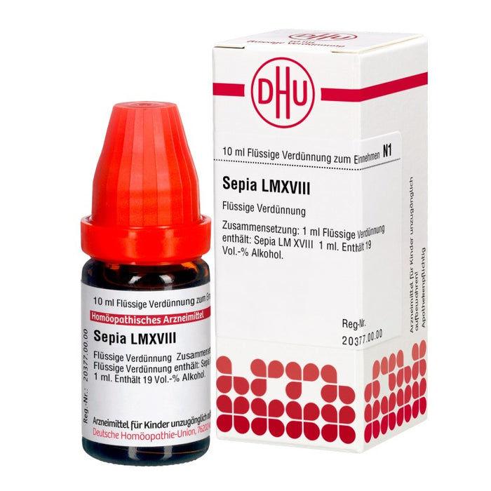 DHU Sepia LM XVIII Dilution, 10 ml Lösung