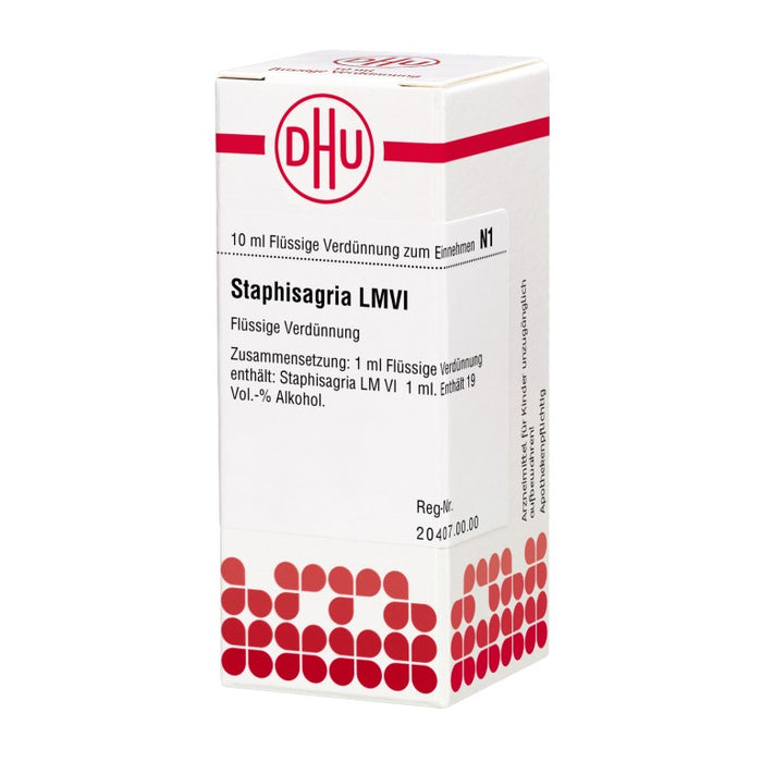 DHU Staphisagria LM VI Dilution, 10 ml Lösung