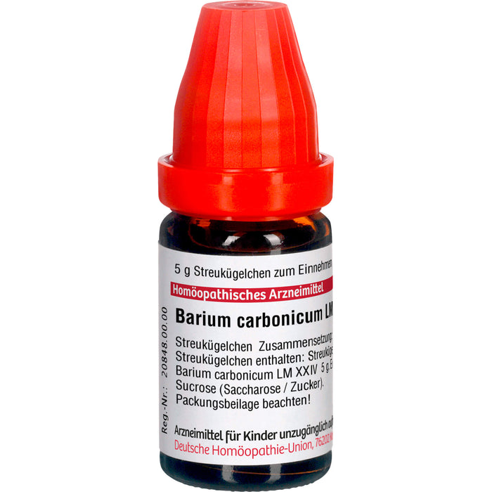 Barium carbonicum LM XXIV DHU Globuli, 5 g Globuli