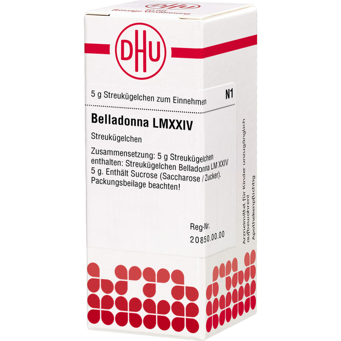 DHU Belladonna LM XXIV Streukügelchen, 5 g Globules