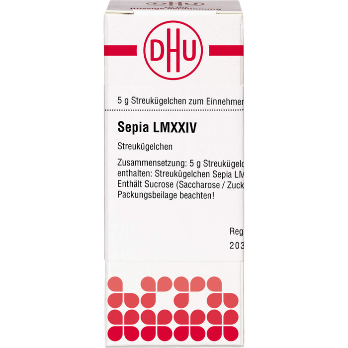 DHU Sepia LM XXIV Streukügelchen, 5 g Globules