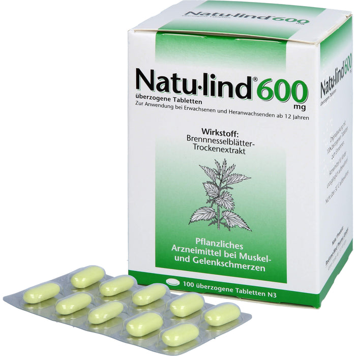 Natu-lind 600 mg, überzogene Tabletten, 100 St UTA