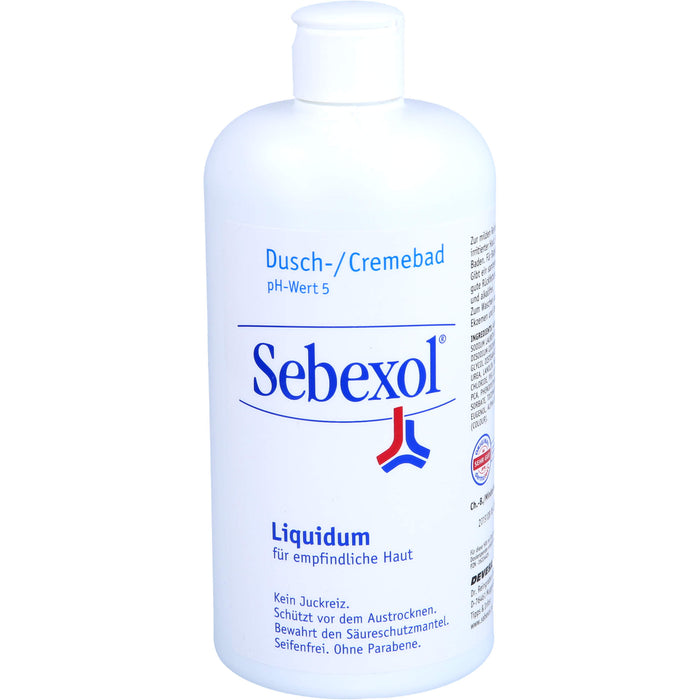 Sebexol Liquidum Dusch- und Cremebad für empfindliche Haut, 500 ml Lösung