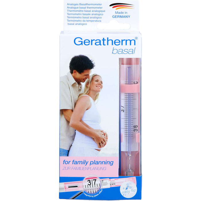 Geratherm basal analoges Basalthermometer, 1 pcs. clinical thermometer