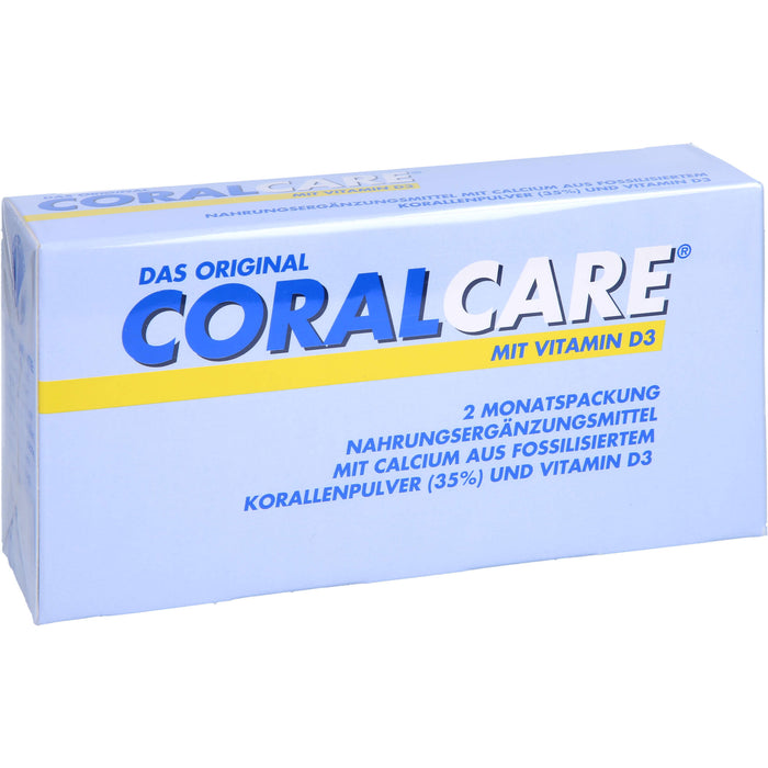 CORALCARE 2-Monatspackung mit Vitamin D3 und K2 Pulver, 85 g Powder