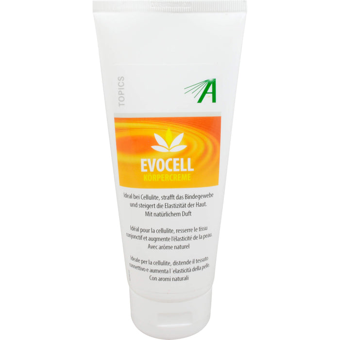 EVOCELL Körpercreme strafft das Bindegewebe und steigert die Elastizität der Haut, 200 ml Cream