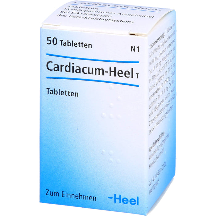 Cardiacum Heel T Tabletten, 50 St. Tabletten