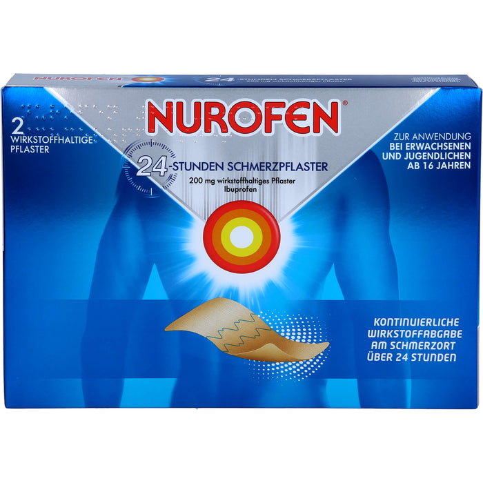 Nurofen Gelenk- und Muskelschmerzlinderung Ibuprofen 200 mg medizinisches Pflaster, 2 pcs. Patch