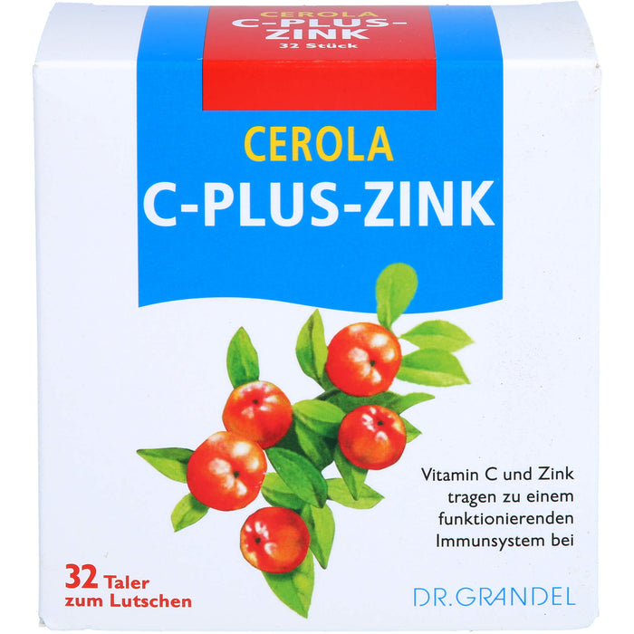 CEROLA C-Plus-Zink Taler, 32 pc Tablettes