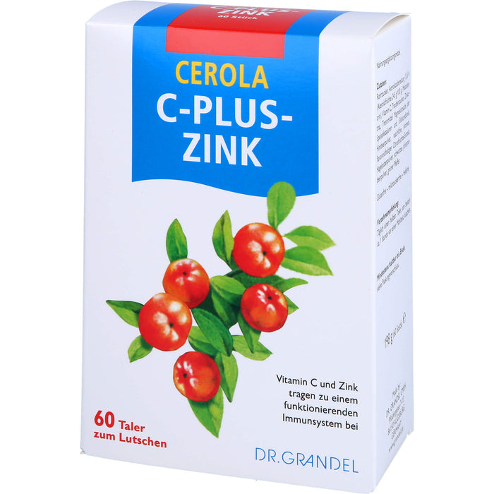 CEROLA C-Plus-Zink Taler, 60 pcs. Tablets