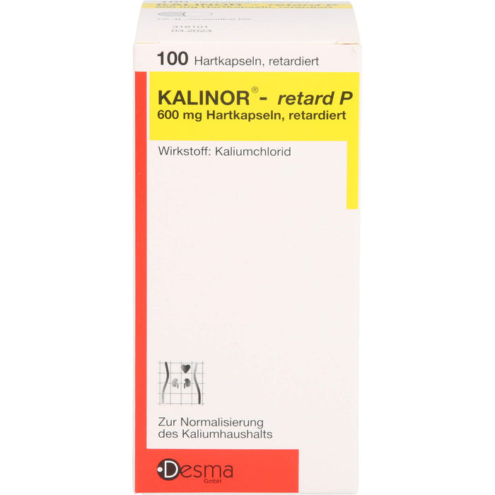 KALINOR-retard P 600 mg Hartkapseln, 100 pcs. Capsules