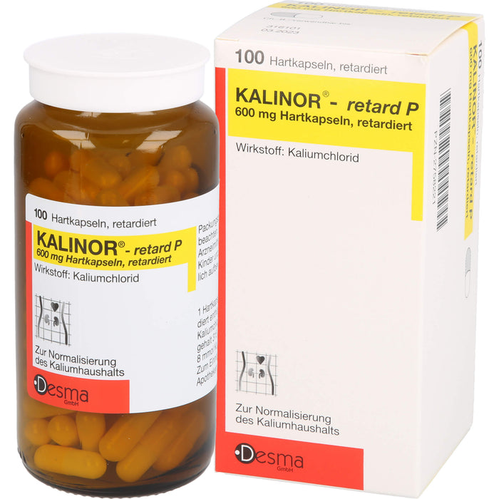 KALINOR-retard P 600 mg Hartkapseln, 100 pc Capsules