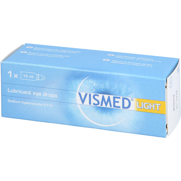 VISMED Light Benetzungslösung für das Auge, 15 ml Lösung