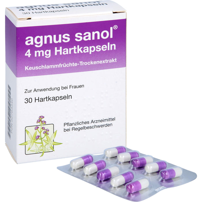 agnus sanol 4 mg Hartkapseln, 30 St HKP