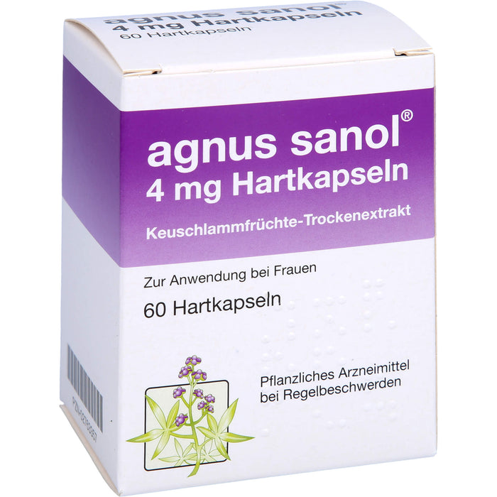 agnus sanol 4 mg Hartkapseln, 60 St HKP