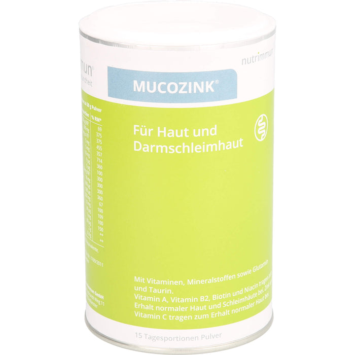 nutrimmun MUCOZINK Pulver, 300 g Poudre