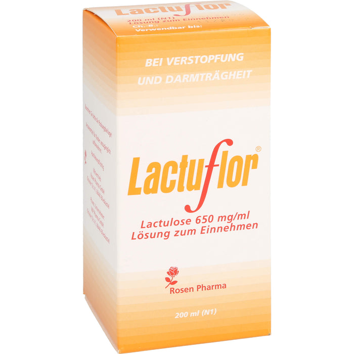 Lactuflor, Lactulose 650 mg/ml Lösung zum Einnehmen, 200 ml LSE