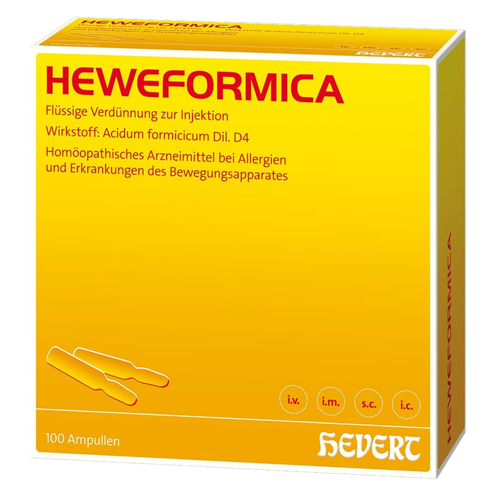 Heweformica, 100 St. Ampullen