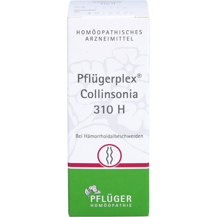 PFLÜGER Pflügerplex Collinsonia 310 H Tabletten bei Hämorrhoidalbeschwerden, 100 pc Tablettes