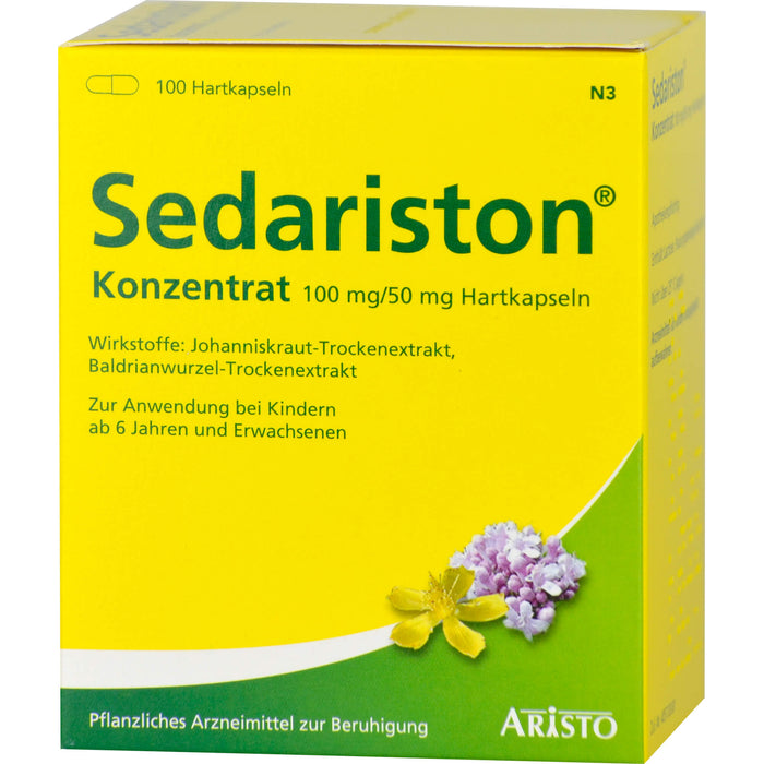 Sedariston Konzentrat Hartkapseln zur Beruhigung, 100 pc Capsules