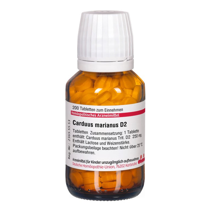 DHU Carduus marianus D2 Tabletten, 200 St. Tabletten