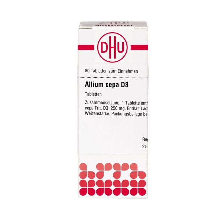 DHU Allium cepa D3 Tabletten, 80 St. Tabletten