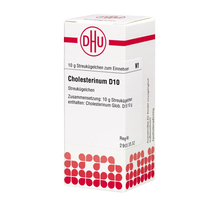 Cholesterinum D10 DHU Globuli, 10 g Globuli