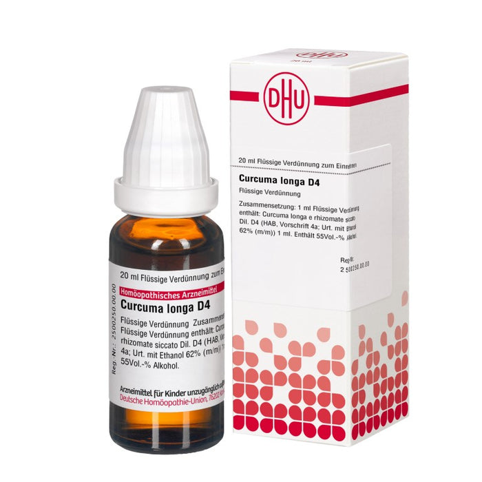 Curcuma longa D4 DHU Dilution, 20 ml Lösung