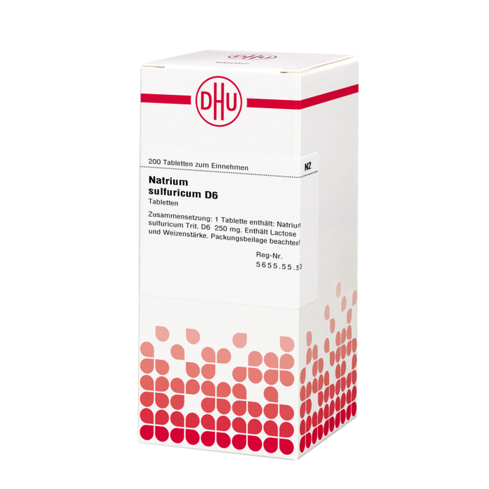 DHU Natrium sulfuricum D6 Tabletten, 200 St. Tabletten