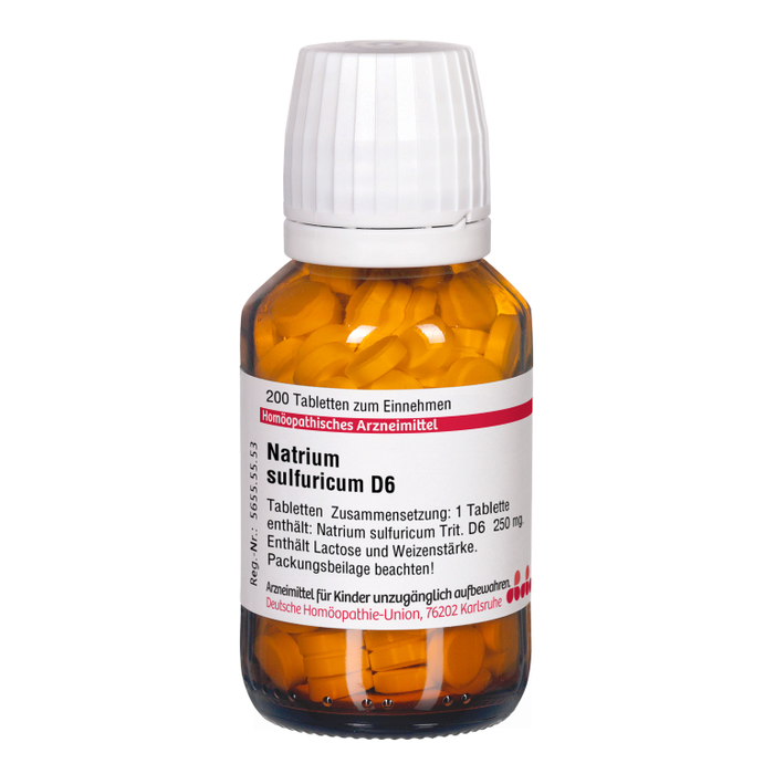 DHU Natrium sulfuricum D6 Tabletten, 200 St. Tabletten