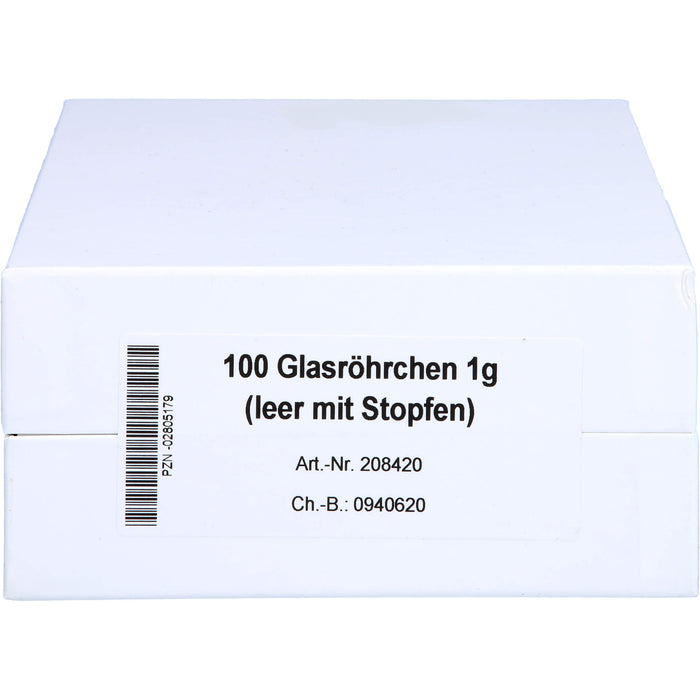 Glasröhrchen für Taschenapotheken, 100 pc Accessoire