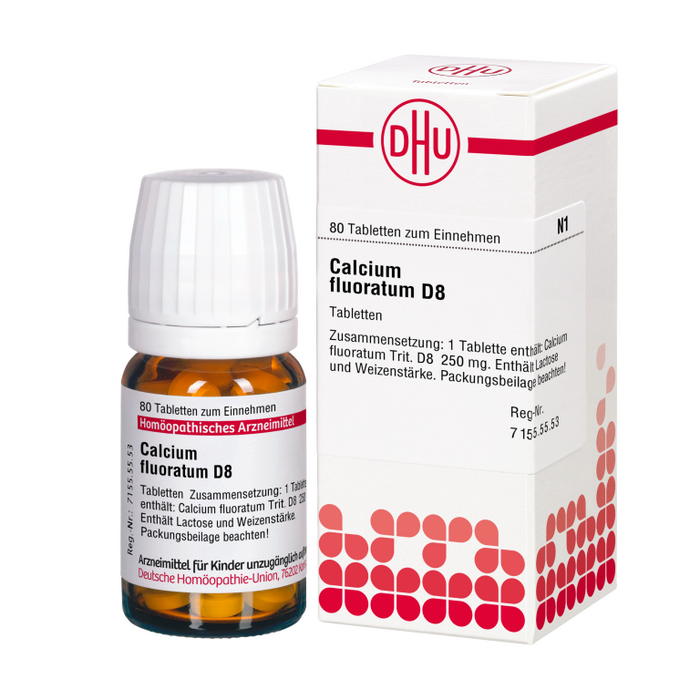 DHU Calcium fluoratum D8 Tabletten, 80 pc Tablettes