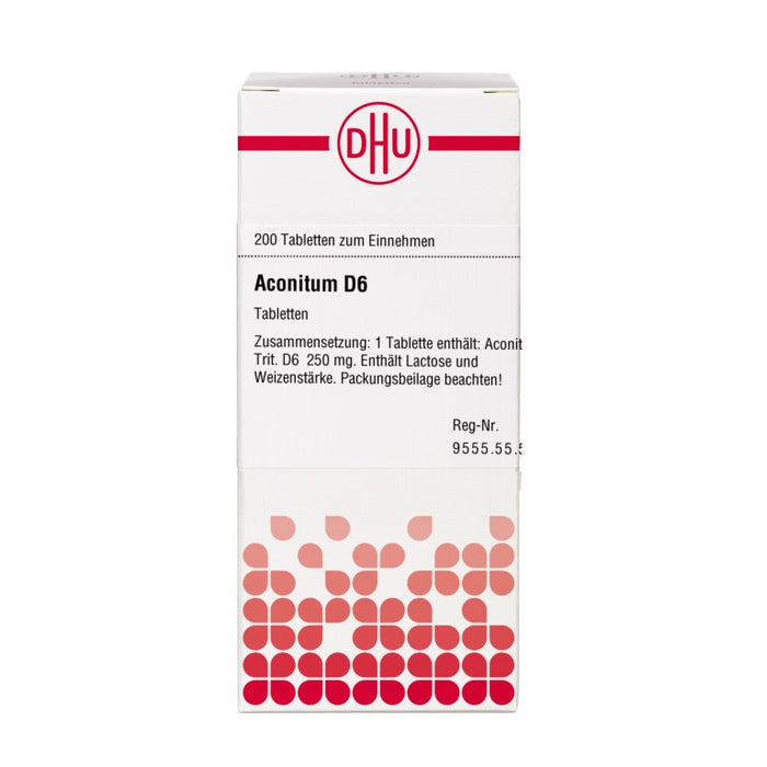 DHU Aconitum D6 Tabletten, 200 St. Tabletten