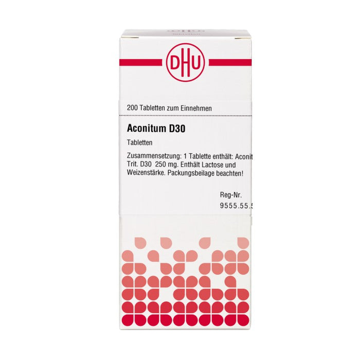 DHU Aconitum D30 Tabletten, 200 St. Tabletten