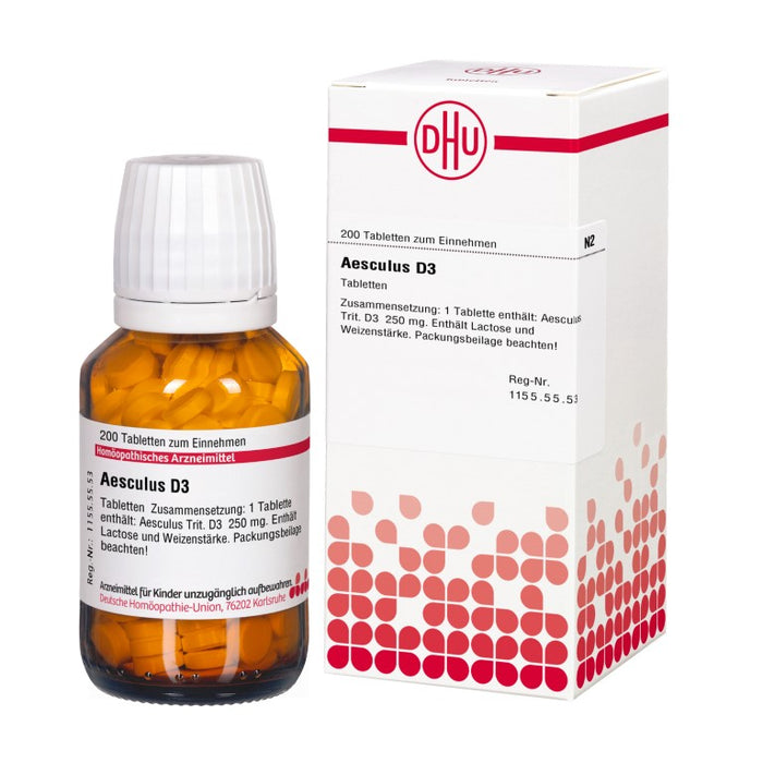 DHU Aesculus D3 Tabletten, 200 St. Tabletten