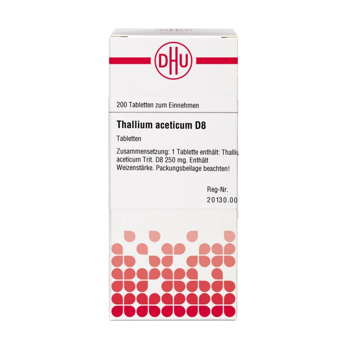 Thallium aceticum D8 DHU Tabletten, 200 St. Tabletten