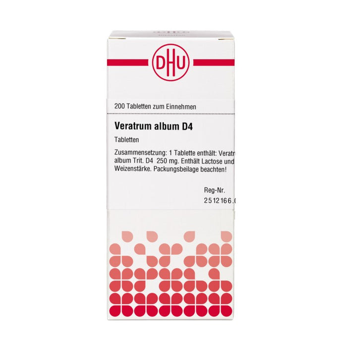 DHU Veratrum album D4 Tabletten, 200 St. Tabletten