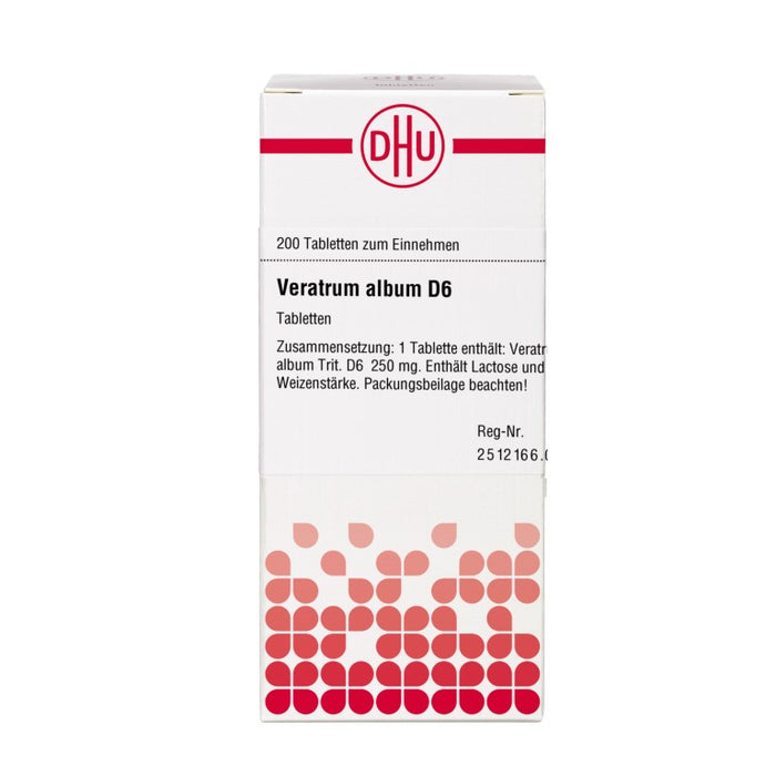 DHU Veratrum album D6 Tabletten, 200 St. Tabletten